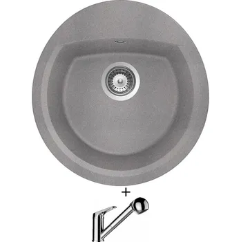 Granitový dřez Granitový dřez SET Schock MANHATTAN R-100 Croma + Schock COSMO 525122 chrom