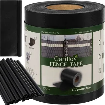 Příslušenství pro plot Gardlov Páska na oplocení 19cmx35m 630g/m2 černá 23705