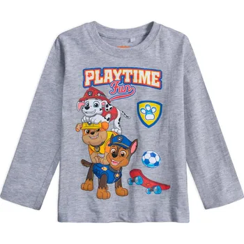 Chlapecké tričko PAW PATROL PLAYTIME šedé Velikost: 128