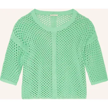 Dámský svetr Lilienfels Dámské Úpletové Tričko Se Lnem, zelená, 38