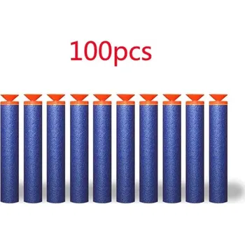 Dětská zbraň Náhradní měkké šipky pro dětské blaster hračky - 100ks Blue Sucker