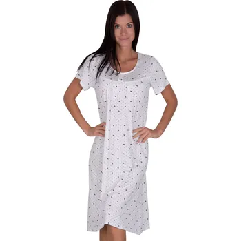 Dámská noční košile Dámská vzorovaná noční košile Juliette De Lafense Barva/Velikost: šampaň / M