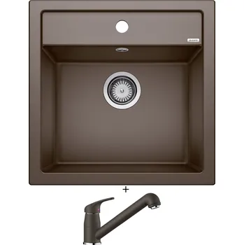 Kuchyňský dřez Granitový dřez SET Blanco DALAGO 5 kávová + Blanco DARAS-S kávová 517740