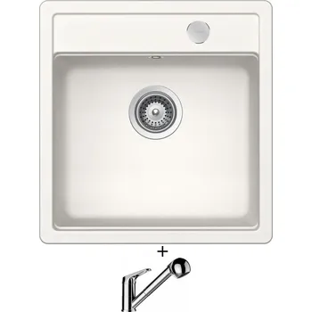 Granitový dřez Granitový dřez SET Schock MONO N-100S Polaris + Schock COSMO 525122 chrom
