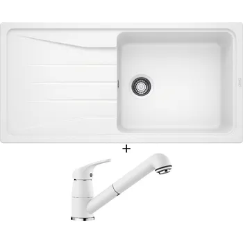 Granitový dřez Granitový dřez SET Blanco SONA XL 6 S bílá 519692 + Blanco DARAS-S bílá 517735