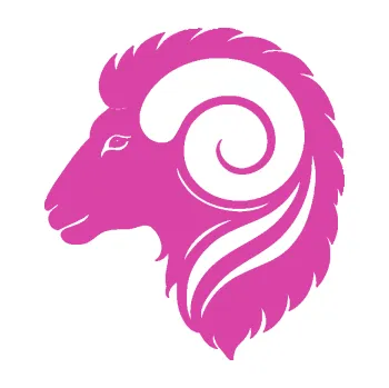 Samolepící dekorace Beran 001 levá (16 - růžová) SAMOLEPKA NA AUTO, NÁLEPKA, FÓLIE, POLEP, TUNING, VLASTNÍ TEXT, TISK, AUTOSAMOLEPKY.cz, POLEPY, OBRÁZEK, LOGO, 3D STICKERS