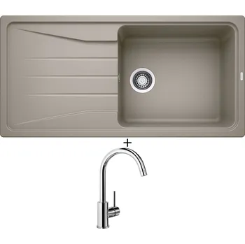 Granitový dřez SET Blanco SONA XL 6 S tartufo 519696 + Blanco MIDA chrom 517742