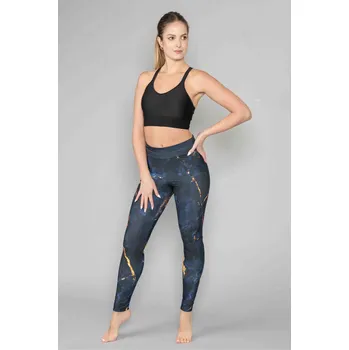 Dámské legíny UTOPY Dámské sportovní legíny Dark Gold Velikost: XL