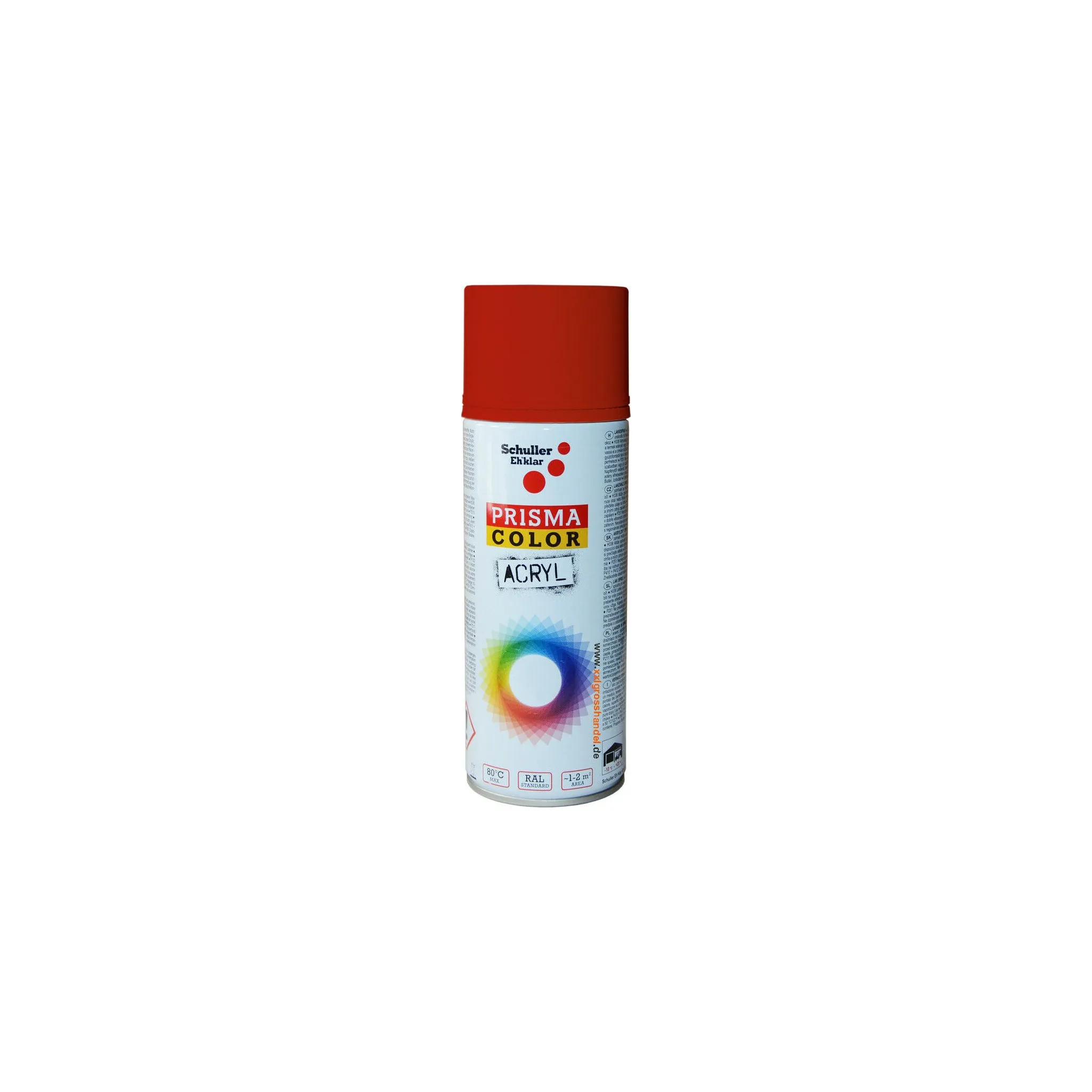 Fotografie 1 - Barva ve spreji Schuller Eh'klar Prisma Color sprej 400 ml RAL 3020 dopravní červená