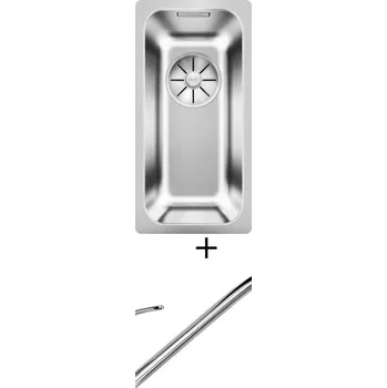 Dřez pod desku SET Blanco SOLIS 180-U nerez kartáčovaný 526113 + Blanco DARAS chrom 517720