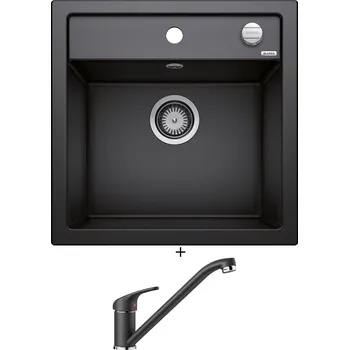Granitový dřez Granitový dřez SET Blanco DALAGO 5 antracit s excentrem 518521 + Blanco DARAS antracit 517721