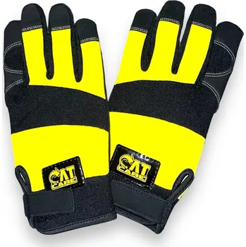 Rybářské oblečení Rukavice na Sumce CatCare Yellow Black One Size