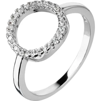 Souprava šperků Bealio BEALIO Stříbrný prsten KROUŽEK zirkon Velikost prstenu: 53 03-12391-2178
