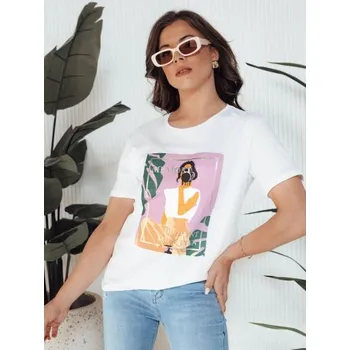 Dámské oblečení Dámské tričko MEMORY bílé