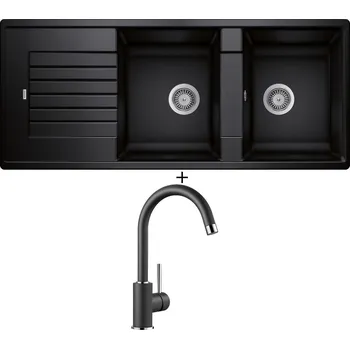 Granitový dřez Granitový dřez SET Blanco ZIA 8 S antracit 515605 + Blanco MIDA antracit 519415