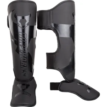 Chránič holeně pro bojový sport Chrániče holení a nártu Ringhorns Charger matná černá Velikost: XL