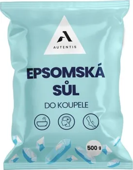 Koupelová sůl Autentis Epsomská sůl do koupele 500 g