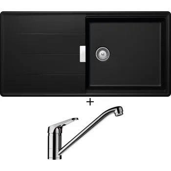 Granitový dřez Granitový dřez SET Schock TIA D-100L Magma + Schock COSMO 525001 chrom