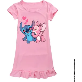 Dívčí pyžamo Lilo & Stitch Dívčí noční košilka - "Lilo a Stitch" Barva: Růžová, Velikost: 100