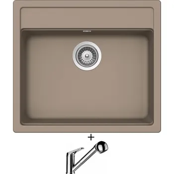 Granitový dřez Granitový dřez SET Schock MONO N-100 Twilight + Schock COSMO 525122 chrom