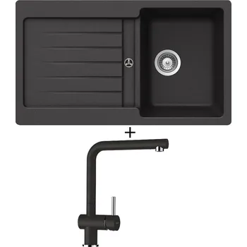 Granitový dřez Granitový dřez SET Schock TYPOS D-100 Onyx + Schock EPOS 540000 Onyx