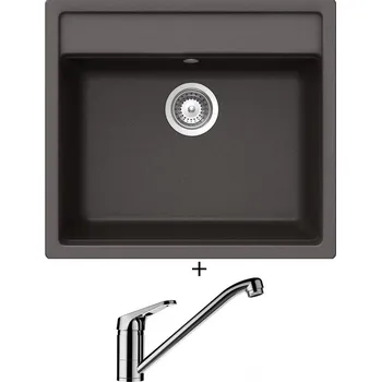 Granitový dřez Granitový dřez SET Schock MONO N-100 Stone + Schock COSMO 525001 chrom