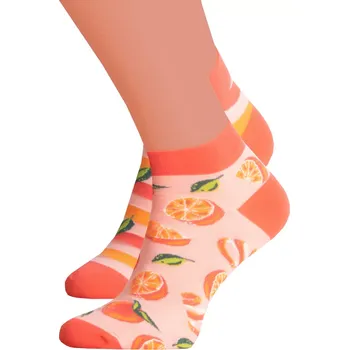 Dámské ponožky Dámské kotníkové ponožky 034/024 MORE Barva/Velikost: oranžová / 35/38