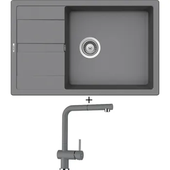 Granitový dřez Granitový dřez SET Schock MANHATTAN D-100LS Croma + Schock EPOS 540120 Croma