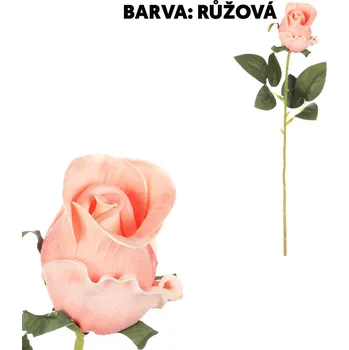 Autronic Růže pěnová, barva růžová. - KN7048 PINK-DK