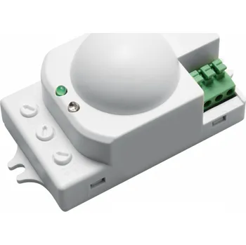 Pohybové čidlo Mikrovlnný detektor pohybu SRC812, max. 1200 W, AC 220–240 V, 50/60 Hz, pracovní úhel 360*, dosah 1–8 m ±
