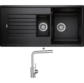 Granitový dřez Granitový dřez SET Blanco ZIA 6 S antracit 514748 + Blanco MILA chrom 519414