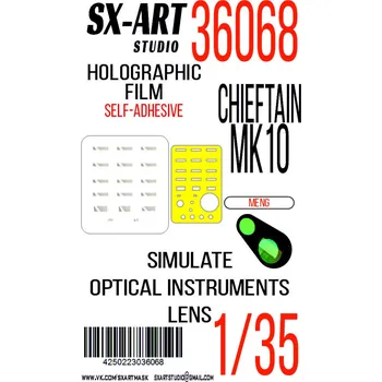 Umění SX-ART 1/35 Holographic film Chieftain Mk.10 (MENG)