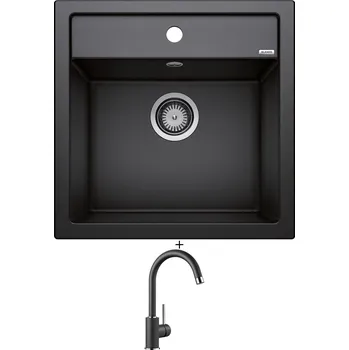 Granitový dřez Granitový dřez SET Blanco DALAGO 5 antracit + Blanco MIDA antracit 519415