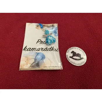 HandMade by VeJa Dárková karta - Pro kamarádku s přívěškem