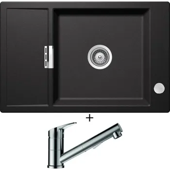 Granitový dřez Granitový dřez SET Schock MONO D-100XS Stone + Schock EVINAS 577120 nerez