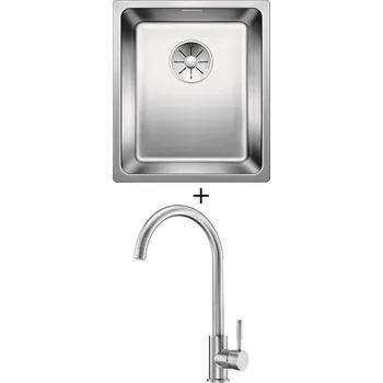 Kuchyňský dřez Nerezový dřez SET Blanco ANDANO 340-IF nerez hedvábný lesk 522953 + Deante LIMA BBM F62M nerez