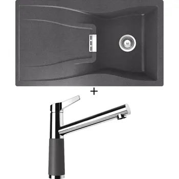 Kuchyňský dřez Granitový dřez SET Schock WATERFALL D-100 Stone + Schock SC-510 554000 Stone