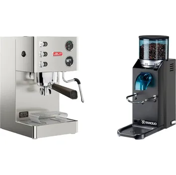 Kávovar Lelit Victoria PL91T + Rancilio Rocky Doserless, black