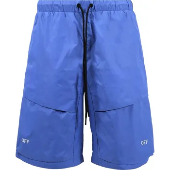 Pánské kraťasy OFF-WHITE Stamp blue kraťasy L Modrá