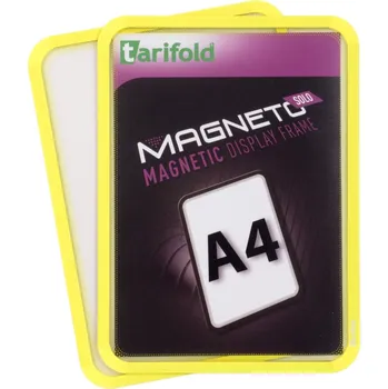 Rám na obraz tarifold Magneto Solo - magnetický rámeček A4, žlutý - 2ks