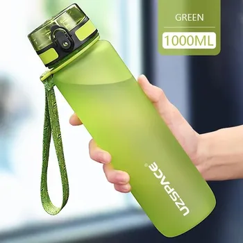 Láhev Sportovní láhev bez BPA s čajovým filtrem - Zelená,1,0 l