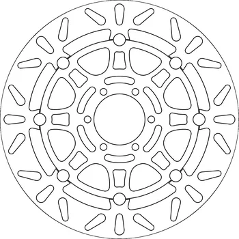 Brzdový kotouč brzdový kotouč plovoucí, NEWFREN DF5240AF