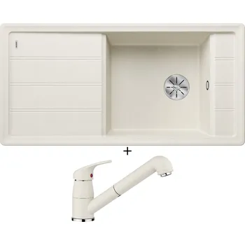 Granitový dřez Granitový dřez SET Blanco FARON XL 6 S bílá soft 527082 + Blanco DARAS-S bílá soft 526937