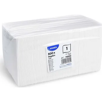Papírový ubrousek WIMEX Papírové ubrousky jednovrstvé 70530 30 x 30 cm 500 ks bílé
