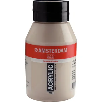 Vodová barva Akrylová barva Amsterdam Standard - 718 Warm Grey Objem: 1000 ml