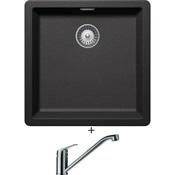 Granitový dřez Dřez pod desku SET Schock GREENWICH N-100 U Stone + Schock EVINAS 577000 nerez