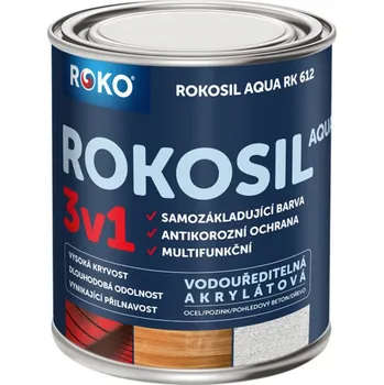 univerzální barva ROKOSIL AquaET RK612 2880C 0,6l tmavá hnědá