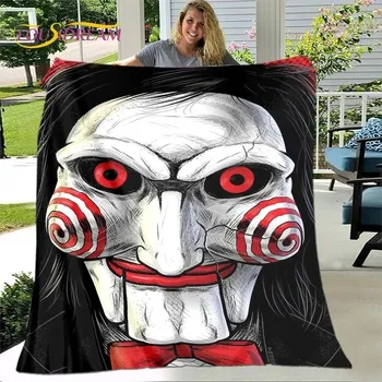 deka Teplá flanelová deka s hororovými postavami - 5,180x230cm