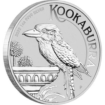 Perth Mint Australian Kookaburra stříbrná mince 1oz 2022