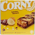 CORNY SCHOKO-BANANE - müsli tyčinky čokoláda - banán 6x 25g